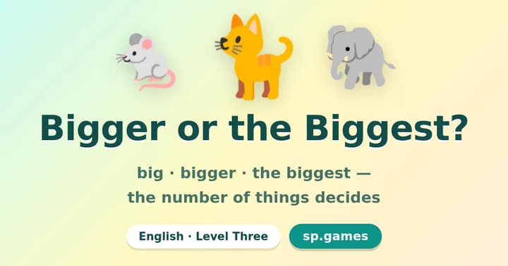 Bigger or the Biggest?