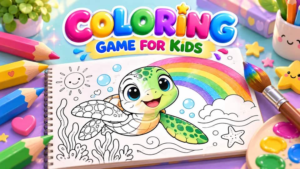 Play Coloring Game For Kids online