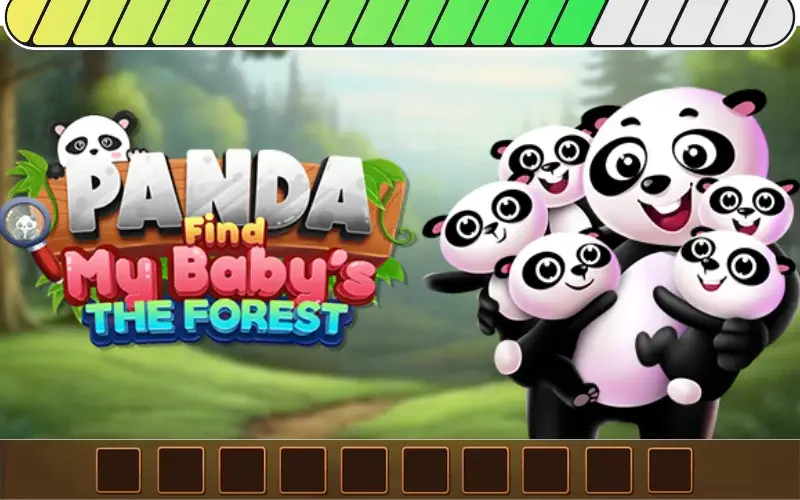Panda Find My Baby's The Forest