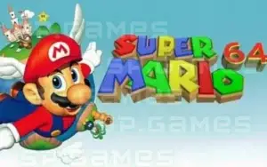 خلفية لعبة سوبر ماريو 64