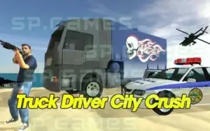 خلفية لعبة Truck Driver City Crush