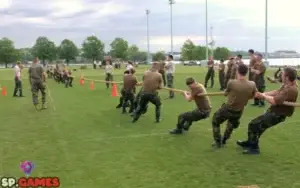 إعداد لعبة شد الحبل إعداد لعبة شد الحبل