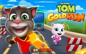 لعبة ملاحقة توم المتكلم للذهب