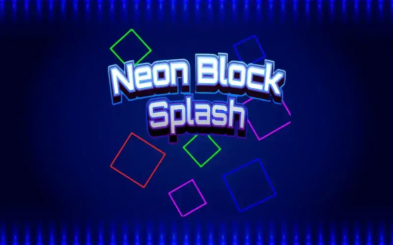 Neon Block Splash