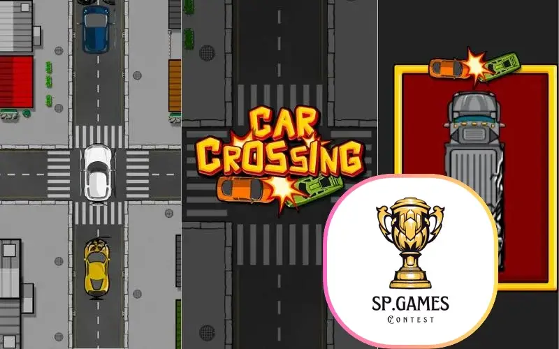 مسابقة لعبة Car Crossing الأولى