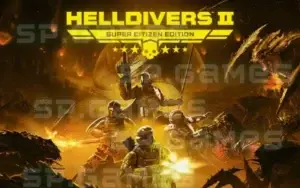 خلفية لإحدى اصدارات لعبة هيل دايفرز Helldivers