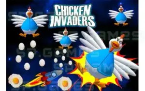 خلفية للعبة chicken invaders