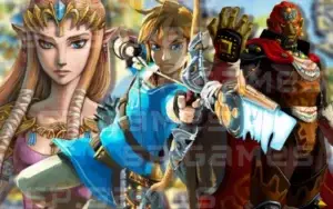 الأبطال الرئيسين للعبة The Legend of Zelda