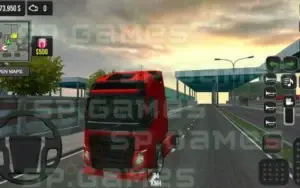 لقطة من لعبة Euro Truck Driver