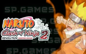 خلفية لواحدة من اصدارات لعبة Naruto: Clash of Ninja