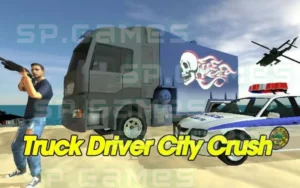 خلفية لعبة Truck Driver City Crush