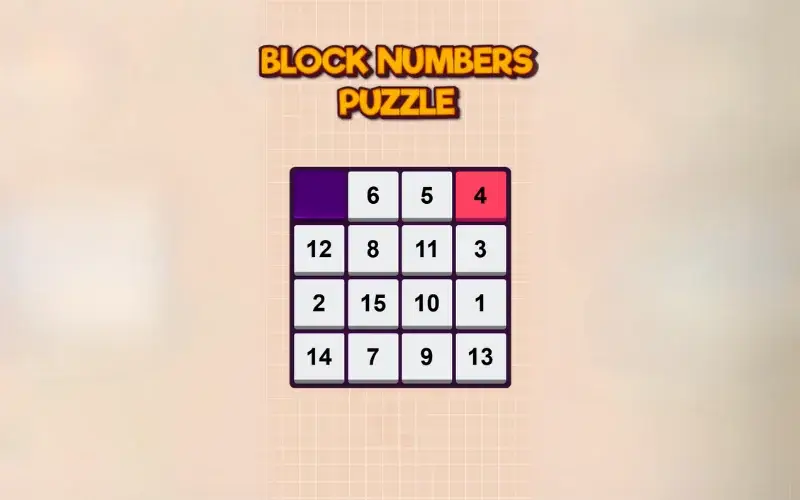 Block Numbers Puzzle